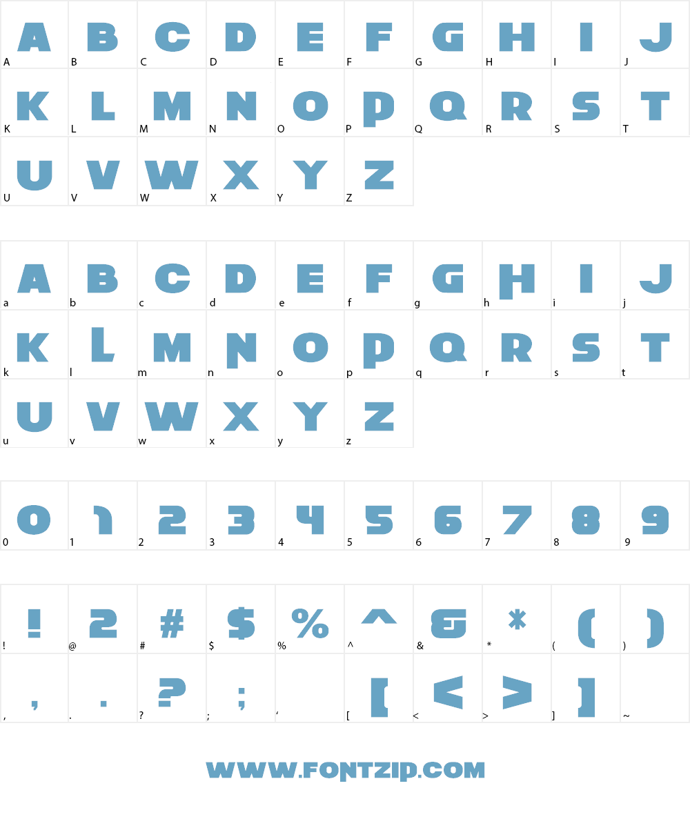 Planet of Apes Font Character